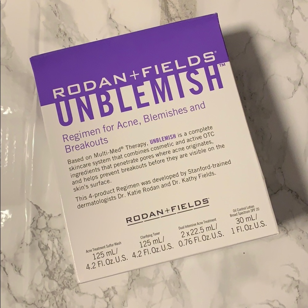 Rodan + Fields unblemish regimen